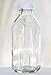 Glass Milk Bottle with Extra Lids - Set of 2 - USA Made 33.8 Oz Jug - Thick Durable Milk Bottle Larger than 1 Quart