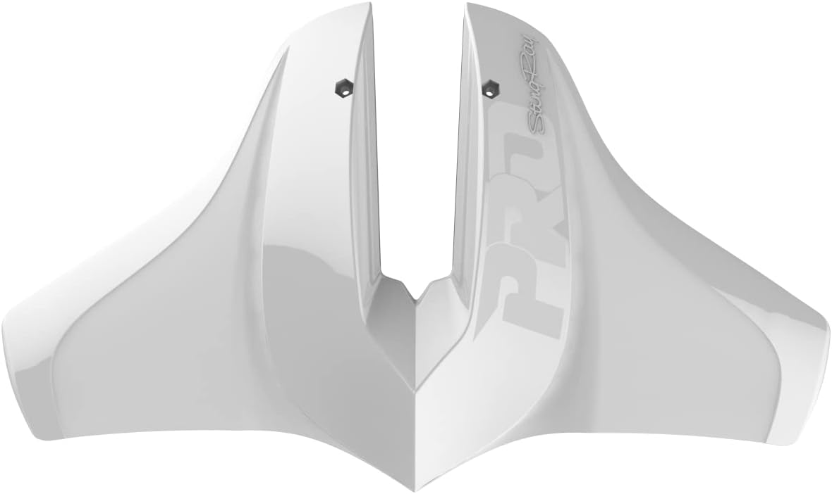 STINGRAY HYDROFOILS - Classic PRO Hydrofoils for 40-300 hp Boats (White) - Engine Stabilizer Fins for Outboard/Outdrive Motors - Made in The USA