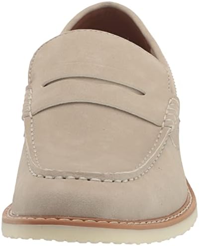 GUESS Men's TURNI Penny Loafer, Ivory 150, 11 | Image 1