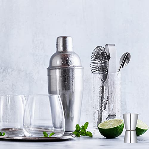 Set de bar 6 pièces avec flasque en acier, le cadeau idéal pour cocktail