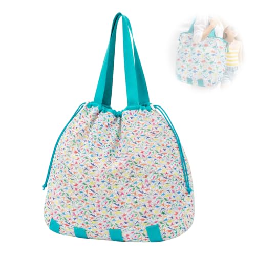 Zlokdraxy XXL filet sac plage 66x50x27cm léger pliable jouets serviettes