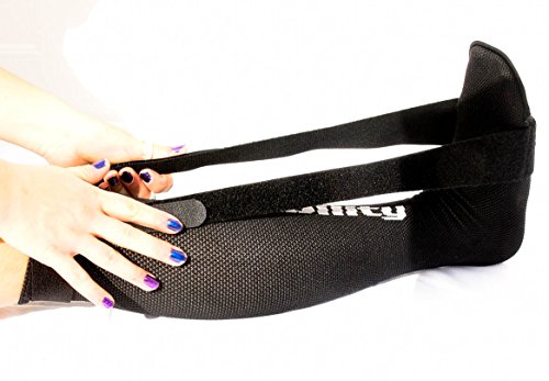 StrictlyStability Double Strap Night Sock for Plantar Fasciitis and Achilles Tendonitis (Large)