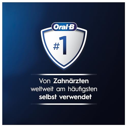 Oral-B Vitality Pro Elektrische Zahnbürste/Electric Toothbrush, Doppelpack mit 2 Aufsteckbürsten, 3 Putzmodi für Zahnpflege, Geschenk Mann/Frau, Designed by Braun, schwarz/lila – Bild 7