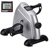 Uten Mini Exercise Bike Pedal Exerciser Resistance Cycle Indoor Gym