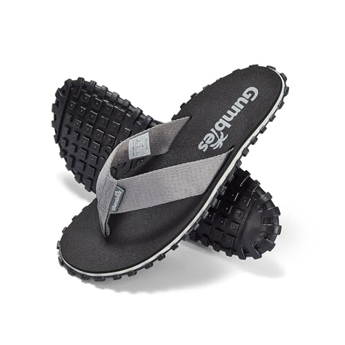 Gumbies Duckbill Unisex Waterproof Flip Flops with Supersoft Fabric Toe Post and Durable Recycled Rubber Sole - Comfort Guaranteed