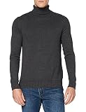  Izod 12 g de Cuello Redondo de algodón Suave Suéter, Negro (Black Htr 012), L para Hombre