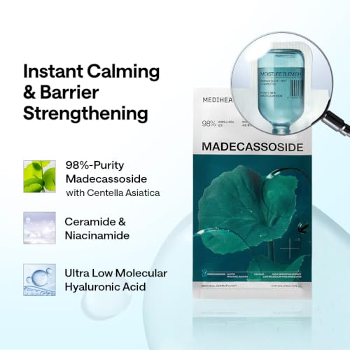 Image of MEDIHEAL Madecassoside Essential Face Sheet Mask, Blemish Repair (10ea)