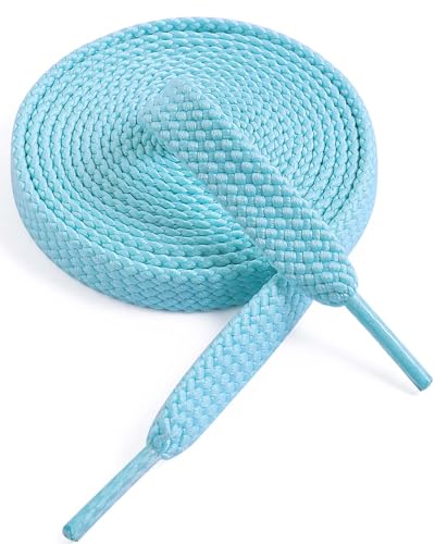 Image of VSUDO Shoe Laces for Sneakers, Shoelaces for Sneakers, Athletic Shoelaces | 8mm Flat Men Women Replacement Shoe Strings, Durable Polyester, Stay Tied, Running Walking Gym Sports Shoestrings