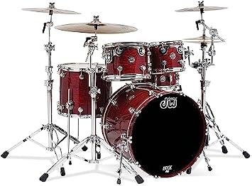 Drum Workshop Performance Series 4-Piece Lacquer Drum Shell Pack (Cherry Stain)