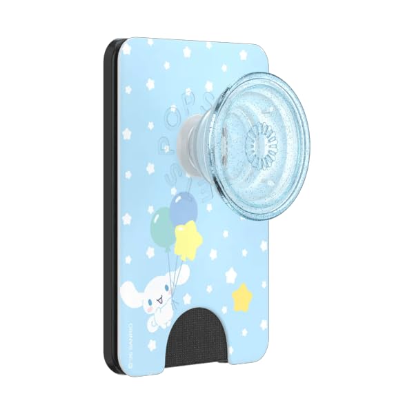 Image of PopSockets Phone Wallet for MagSafe, Phone Card Holder with Grip, Hello Kitty - Cinnamoroll