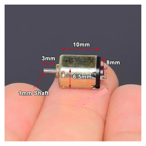 Motor CC 1.5V-3V micro motor de alta velocidad 32000RPM solar DIY K10 4