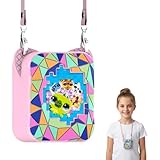 Silicone Cover Case for Bitzee Magicals Interactive Toy, Protective Case for Virtual Electronic Pets with Lanyard (Pink)