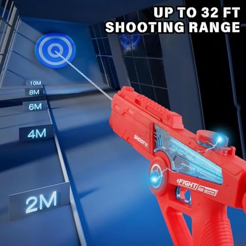 Image of High Pressure Holi Pichkari Electric Water Gun, Automatic Squirt Gun with 300Cc Excellent Range 25-32 Feet - (Magzine) for Kids and Adults Pool Party (Auto Suction Gun Big)