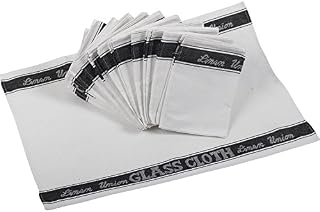 RPT Pack Of 4 Union Glass Cloths (Black)