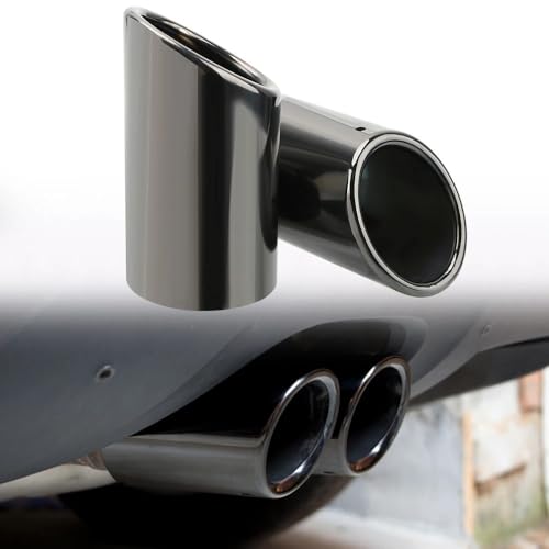 Embout d'échappement pour A4 B8 A3 Q5, double canule de silencieux robuste - 2