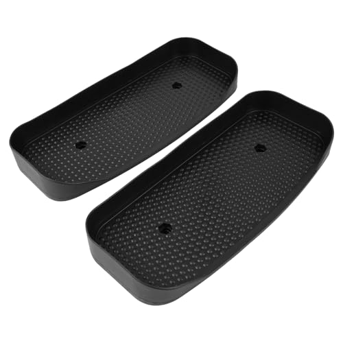 Pedales para máquina elíptica negros de plástico ABS para tubo cuadrado de 30x30 mm 6