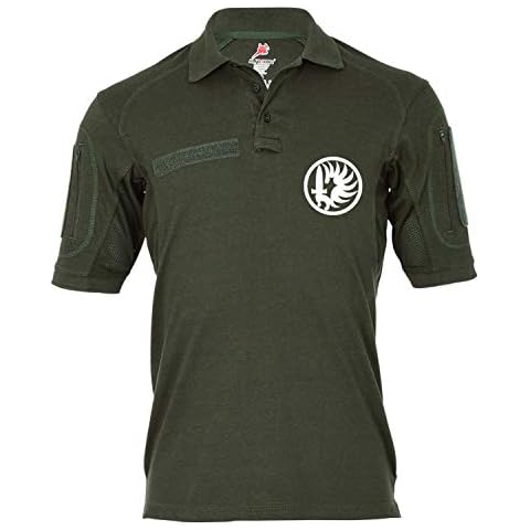 Copytec Tactical Poloshirt Alfa - Parachutistes Fallschirmjäger Légion étrangère Fremdenlegion Abzeichen #19060, Größe:3XL, Farbe:Oliv Cover