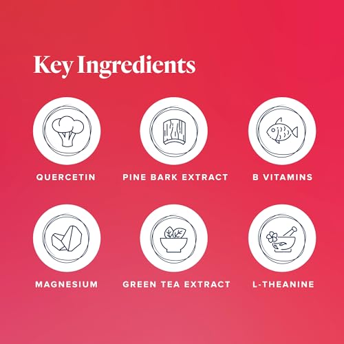 Image of LifeVantage AXIO Regular Energy Drink Powder, Nootropic Supplement, Focus & Mood Support, with L-theanine, Green Tea, B Vitamins, DMAE, Quercetin & Pine Bark, Red Raspberry, 30 Packets