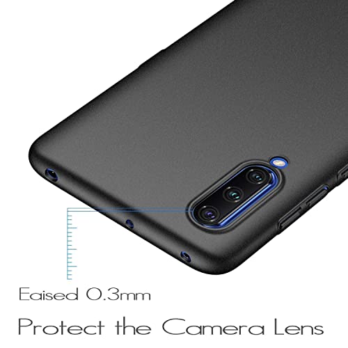 Image of Mobile Back Cover Case for Mi A3 (Silicone Case|CameraProtection|Black SC1510)
