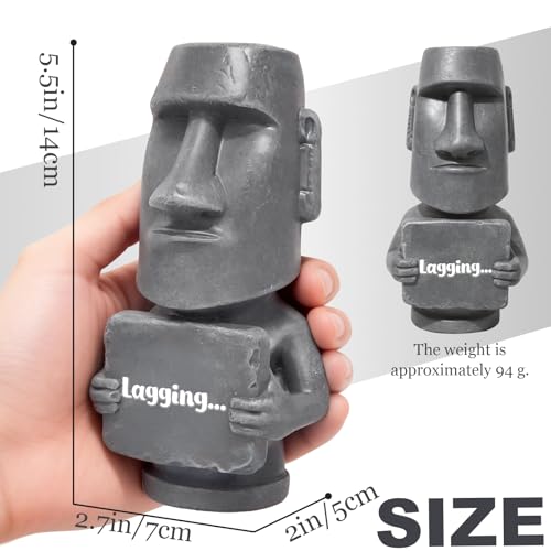 Estatua Moai de Resina para Decoración Gamer 15.5 cm miniatura 2