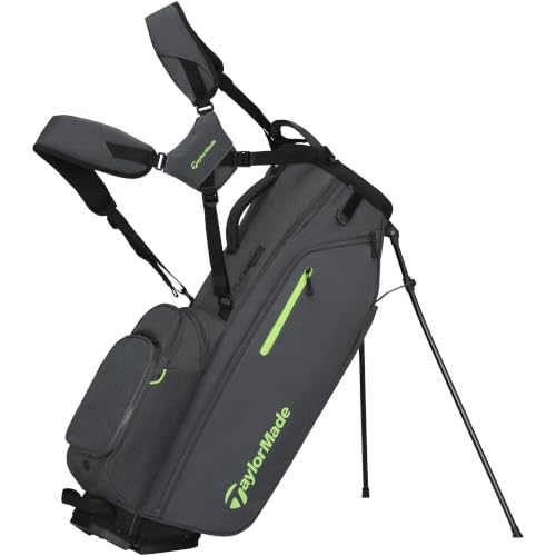 TaylorMade Golf Flextech Crossover Stand Bag Grey/Neon Green