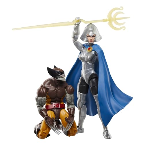Hasbro pack 2 figurines Marvel Legends Wolverine & Lilandra - vue 6