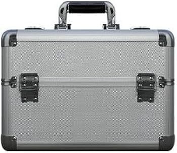 Amazon | ・アルミフレーム コスメケース メイクボックス コスメ