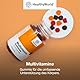HealthyWorld® Multivitamine - 120 Gummibonbons - Für 2 Monate - Perfekte Kombination aus 10 Vitaminen, Chrom und Inositol - Glutenfrei - Geschmack von Pfirsich, Orange und Brombeere