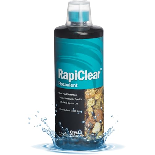CrystalClear RapiClear Liquid Pond Flocculant 32 Ounce