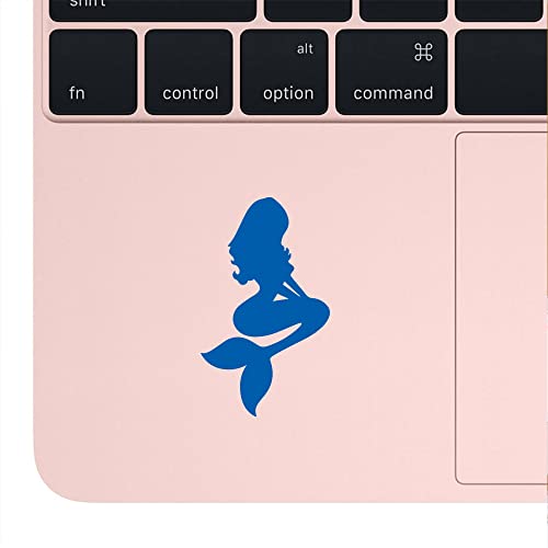 Image of Beautiful Mermaid 1 (Azure Blue) (Set Of 2) Premium Waterproof Vinyl Decal Stickers For Laptop Phone Accessory Helmet Car Window Bumper Mug Tuber Cup Door Wall Decoration