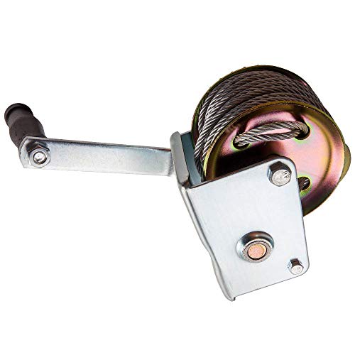 Cabo de aço de 270 kg para manivela do guincho manual do guincho da manivela do guincho ATV barco re