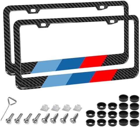 Amazon.com: License Plate Frames for BMW X1 X3 X5 M1 M3 M5 Series ...
