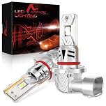 AUXIRACER HB3 LED, 30000LM 6500K Blanco 100W, Bombilla LED HB3/9005 600% Brillante, Mini Formato 1:1, Plug and Play, 12V Lámpara para Faros de Coche y Moto, 2 Piezas