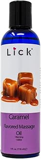 Caramel Flavored Massage Oil for Massage Therapy - Relaxing Muscle Massage for Men and Women with Natural Vitamin e Oil with Aromatherapy Oils for Skin use - Essential moisturizing Body Oils 4 oz