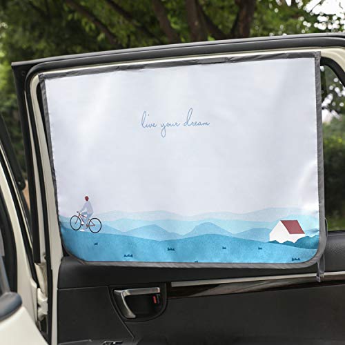 Ύ ԗpՌTVF[h J[e ? qEԂEybgp UVJbgh~ ? X`[t[hAp pJ[e Car SunShade (1) (DayDay)