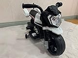 Toy House Toddler's Moto Ride On Bike for Kids, White