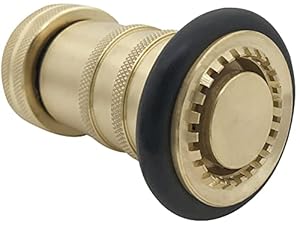 RosyOcean 3,8 cm NH/NST Messing Löschschlauchdüse