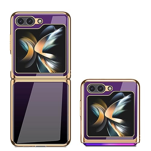 Coque Samsung Galaxy Z Flip 5 en verre trempé galvanisé ultra fine