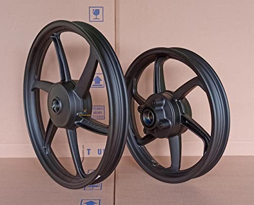 Par de Rodas de Liga Leve 6 Palitos Dianteira Tambor Pop 100 110i