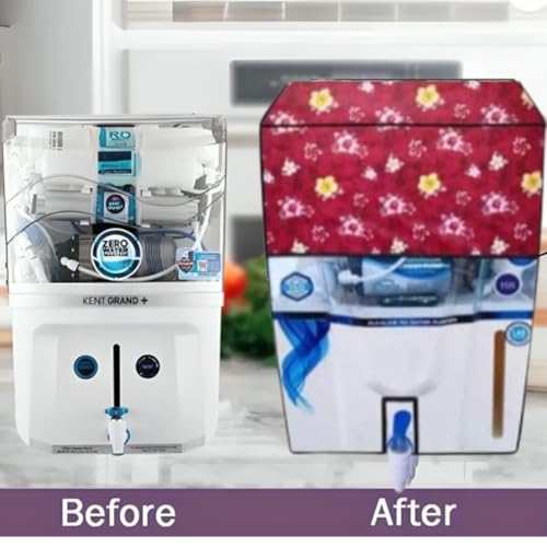 Image of KALRA MAGIC Polyester Water Purifier Body Cover for Kent RO, Kent Grand, Pulse & Aqua | Waterproof Dustproof RO Cover (Multicolor P-10 Design)