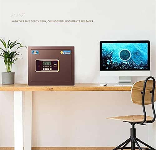 Digital Security RLKHXBS pour la maison : coffre-fort marron au design elegant