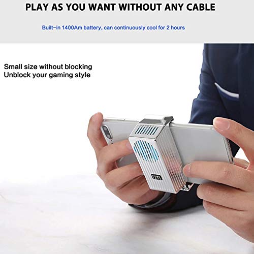 wykdd portable cooling fan game mobile phone cooler usb powered cell phone radiator snap on cooling tool