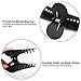 Professional Salon Butterfly Hair Clips, Segbeauty 4pcs Large Black 3.54 inches Double Teeth Hair Sectioning Clamps for Hairstyling and Thick Long Hair