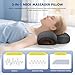 3-in-1 Neck Massager Pillow with Heating and Cervical Traction - Deep Tissue Massage for Pain Relief, Ergonomic Shoulder Massage Pillow, Neck Hump Corrector Ideal Gift for Women and Men Corded