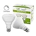 LE 6 Pack 65W Incandescent Bulb Equivalent, 10W Dimmable BR30 LED Bulbs, 750lm, Warm White, 2700K, 110° Flood Beam, E26 Medium Base, LED Indoor Flood Light Bulbs, LED Light Bulbs