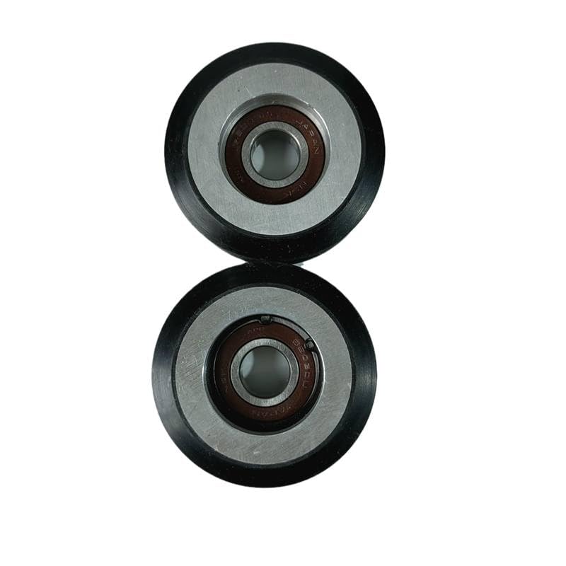 10PCS 76x27x6203 Elevator High Speed Guide Roller OD76mm W27mm Bearing6203 Lift Accessories