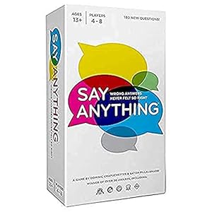 Say Anything: 10th Anniversary–A Board Game by North Star Games 4-8 Players–Board Games for Family 30 Mins of Gameplay–Games for Family Game Night–for Kids and Adults Ages 13+ – English Version