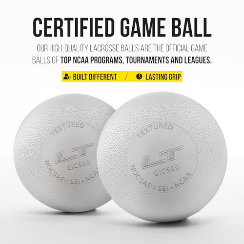 image for PEARL LT Textured Lacrosse Balls by Guardian Innovations, 10 Pack - SE