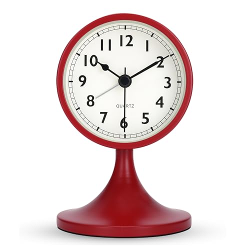 Lafocuse Despertador Analógico con Función Snooze, luz Nocturna,