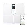 Anker Eufy Smart Scale P3 Body Composition Monitor, App Compatible, Fitbit Linkage, Body Fat Percentage, BMI, Heart Rate, Muscle Mass, Basic Metabolism, Water Volume, Body Fat Mass, Bone Mass